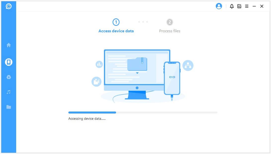 accessing iOS device data