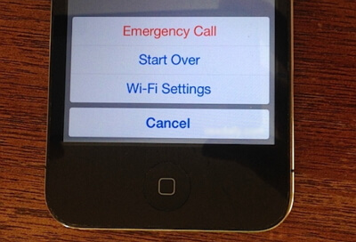 Activate iPhone Using Emergency Call