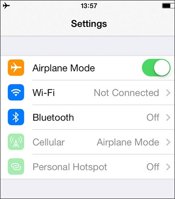 turn on airplane mode to pause location on life360