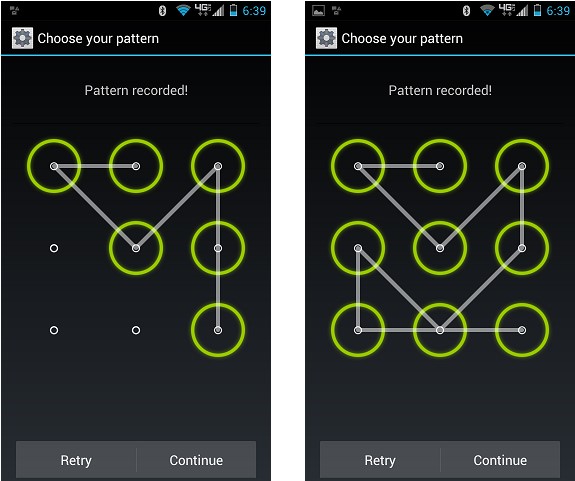 android pattern lock