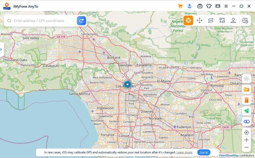 load in soundmap gps joystick anyto