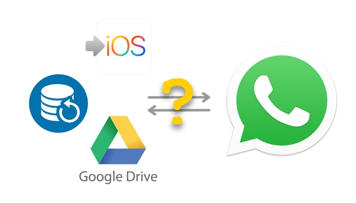 google drive, 
		backup and move to ios cannot transfer whatsapp from android to iphone