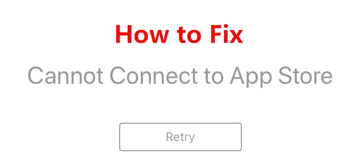 fix ipad cannot connect to app store