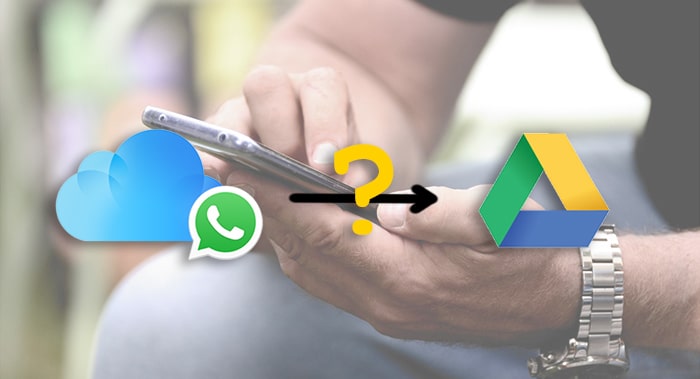 change whatsapp backup location from icloud to google drive