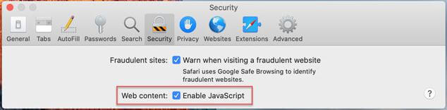 check if JavaScript is enabled