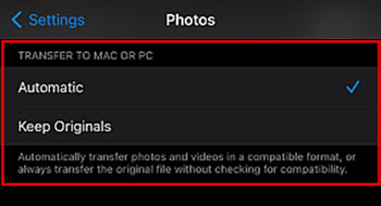 automatic transfer iphone photos to mac