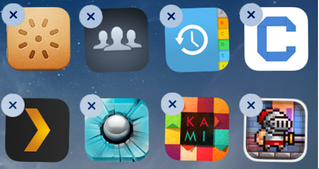 delete iphone apps