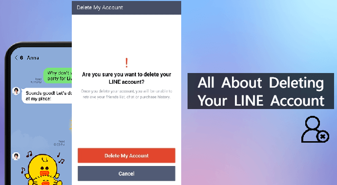 delete line account