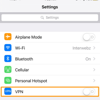 disable vpn