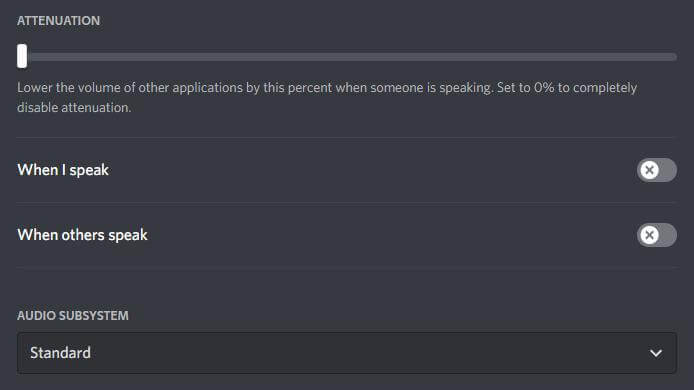 discord default settings