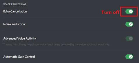 discord echo cancellation turn off