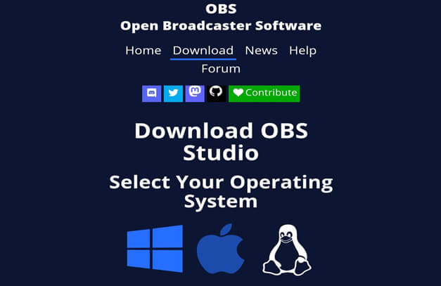 download obs studio