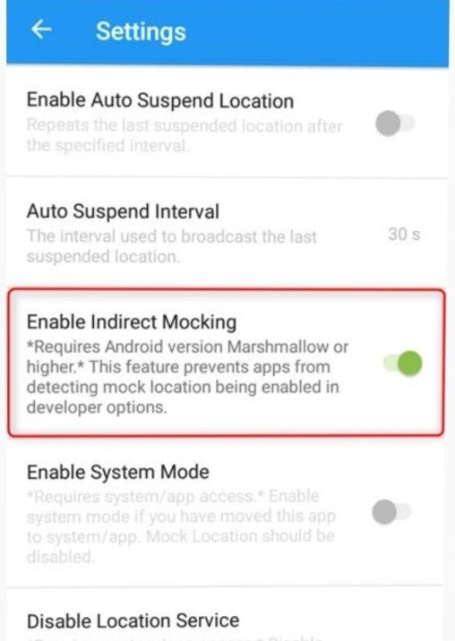 Enable Indirect Mocking