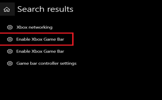 enable xbox game bar