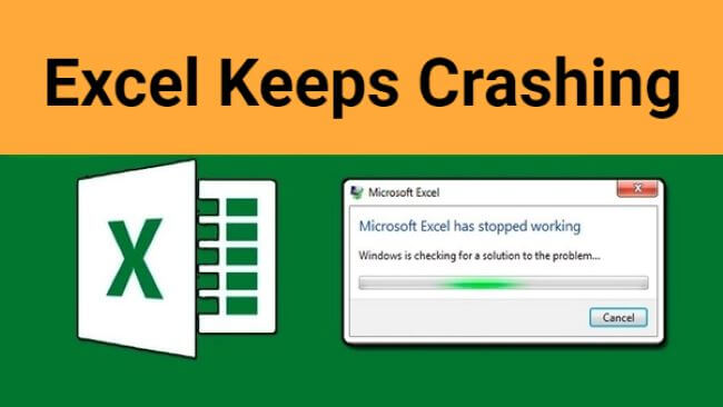 excel keeps crashing