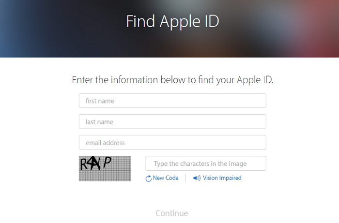 Find Apple ID