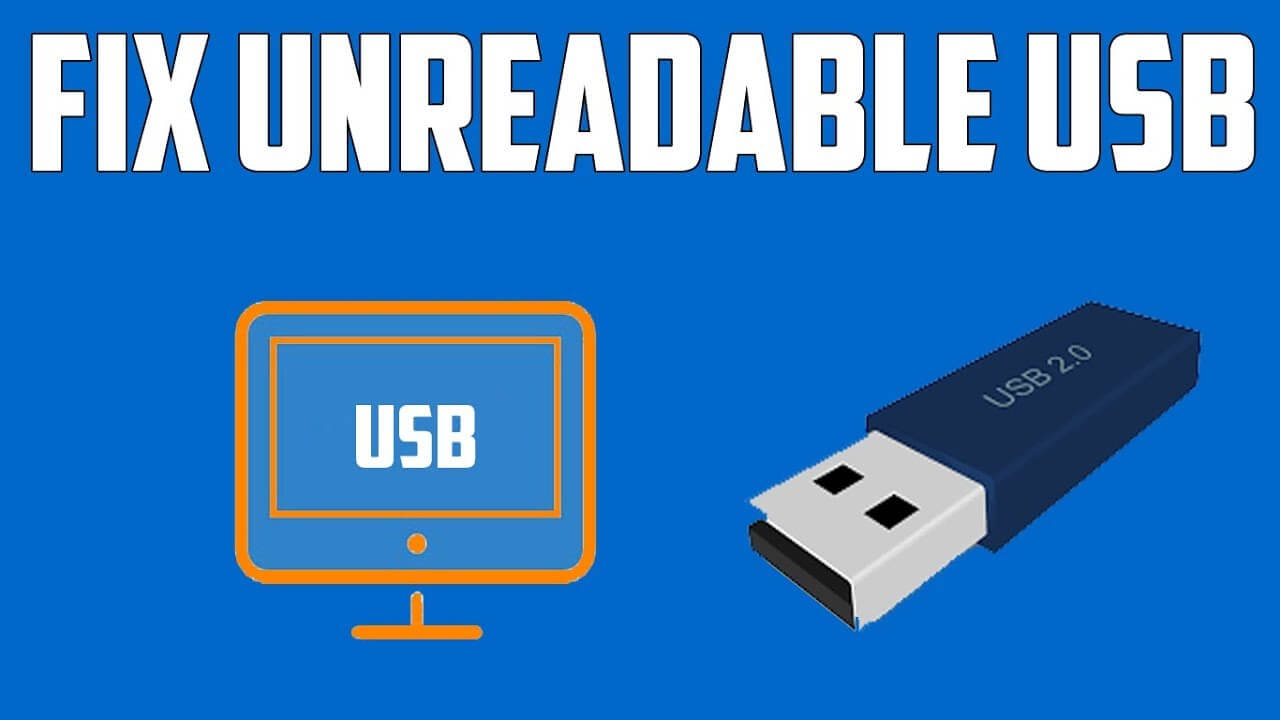 fix unreadable usb