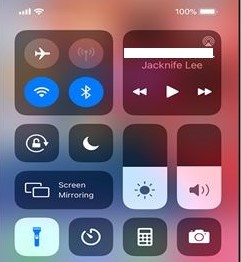 click flashlight icon to fix how to take flashlight off lock screen