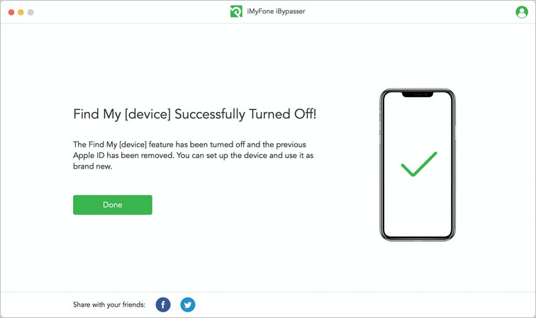 successfully turned off Find My iPhone