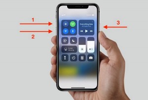 force restart iPhone X