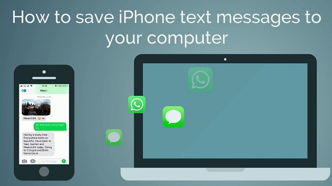 free way to save iphone text message