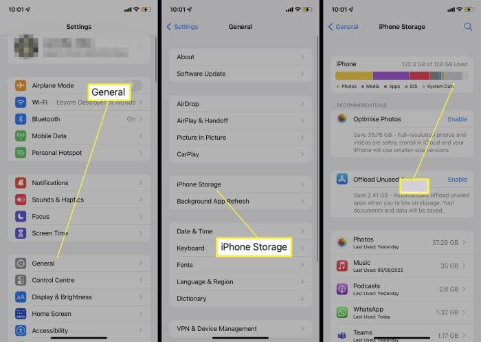 free up your iPhone storage space