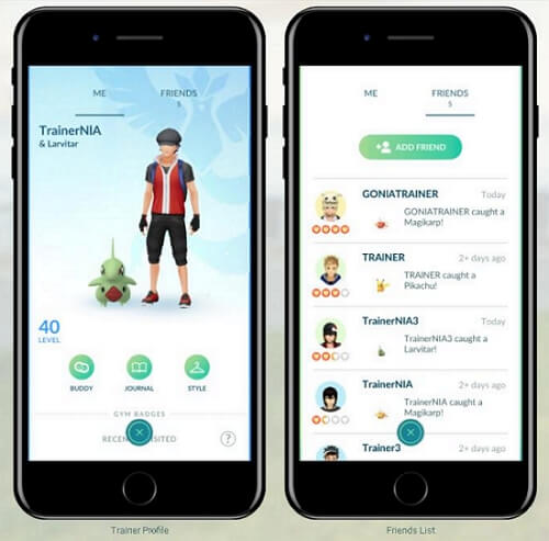 share friend code in Pokemon GO