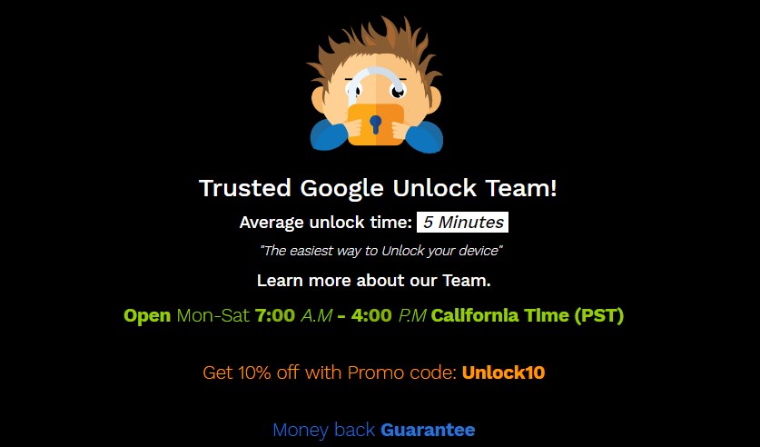 remove google lock online services