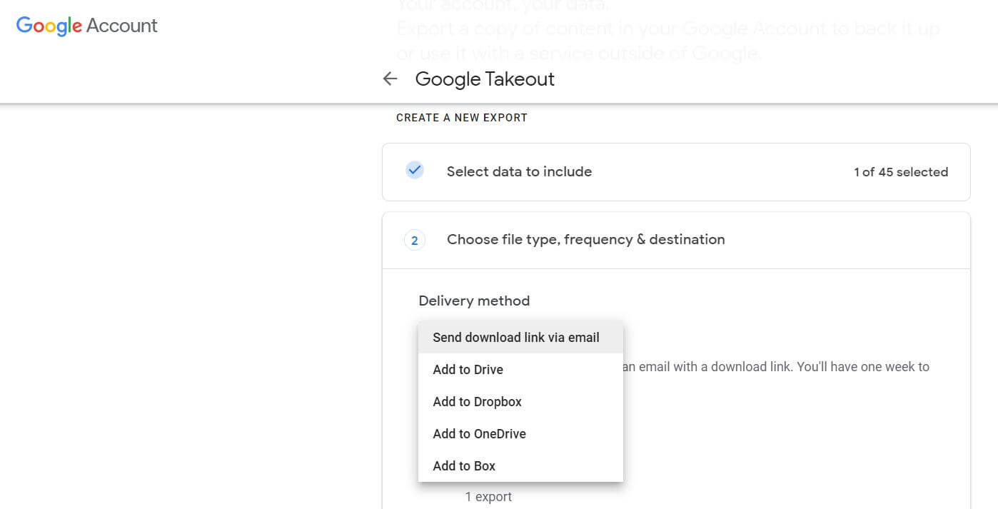 google account add to dropbox