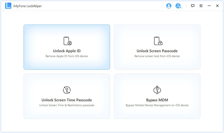 choose unlock apple id mode to remove previous owner apple id without password