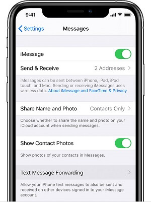 how to Reset iMessage Settings