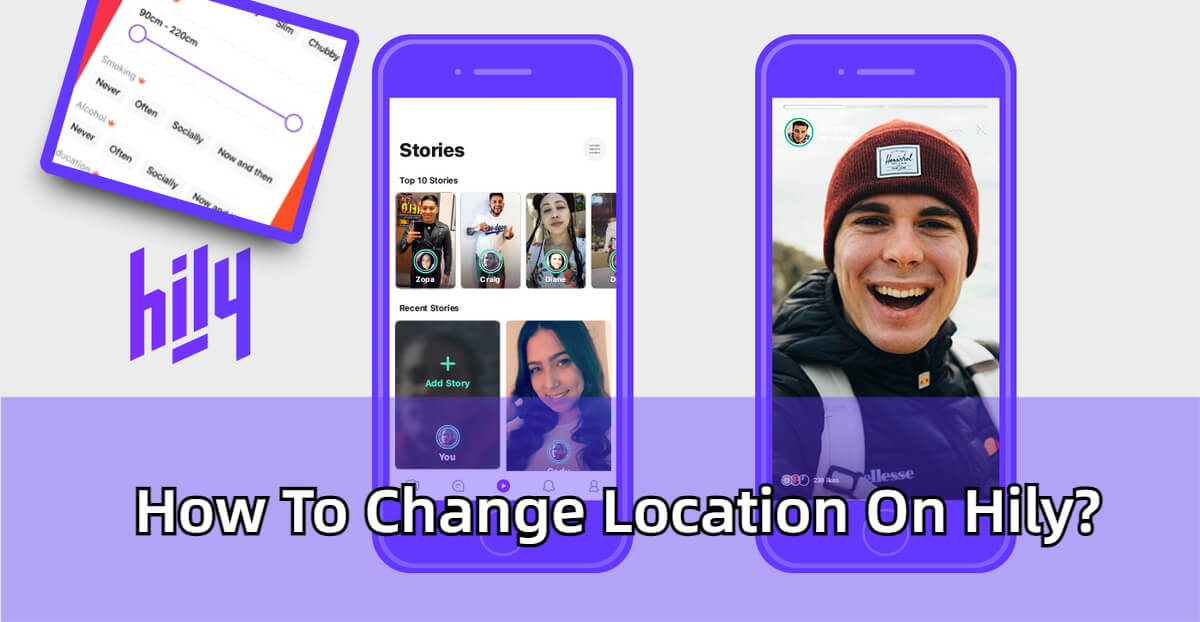 how to change location on hily