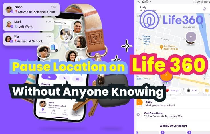 how to pause location on life360 without anyone knowing