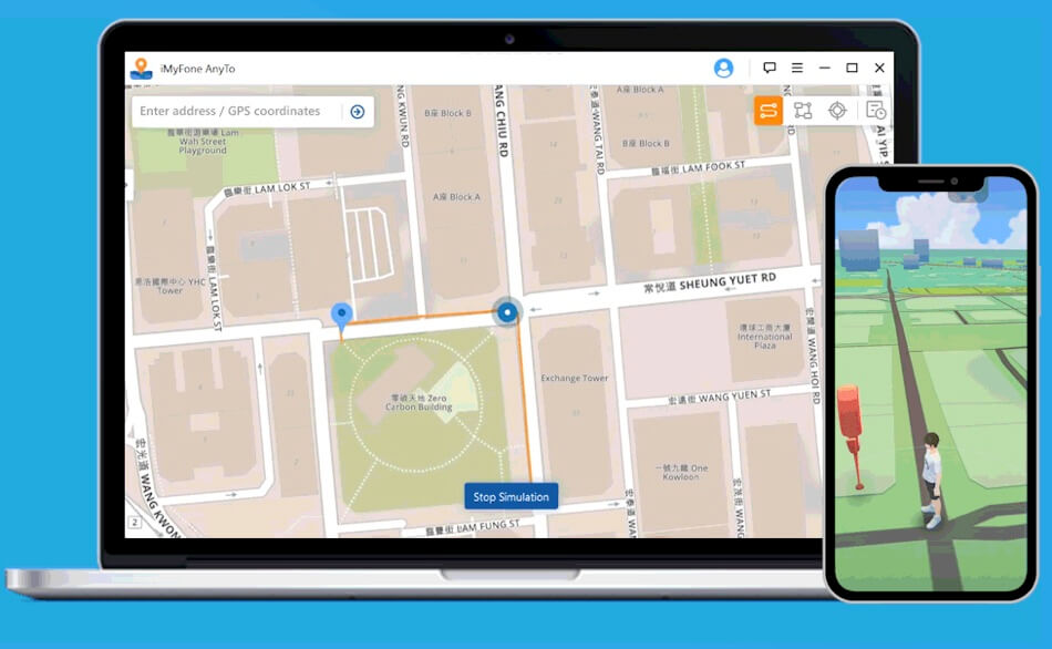 iMyFone AnyTo Location Changer