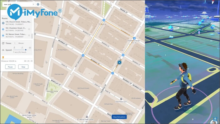 spoof pokemon go with imyfone anyto