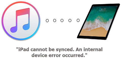 iPad not syncing error