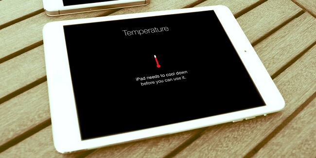 ipad overheating