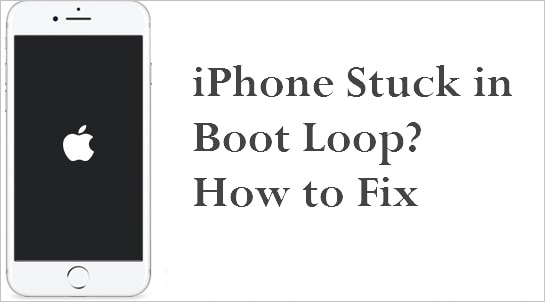 fix iphone stuck in boot loop