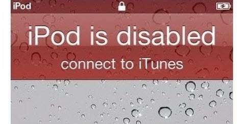 unlock disabled ipod without itunes or a computer