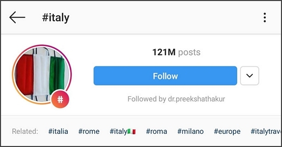 italy location tag