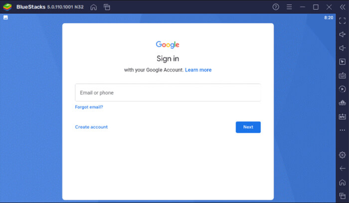 login google blustacks