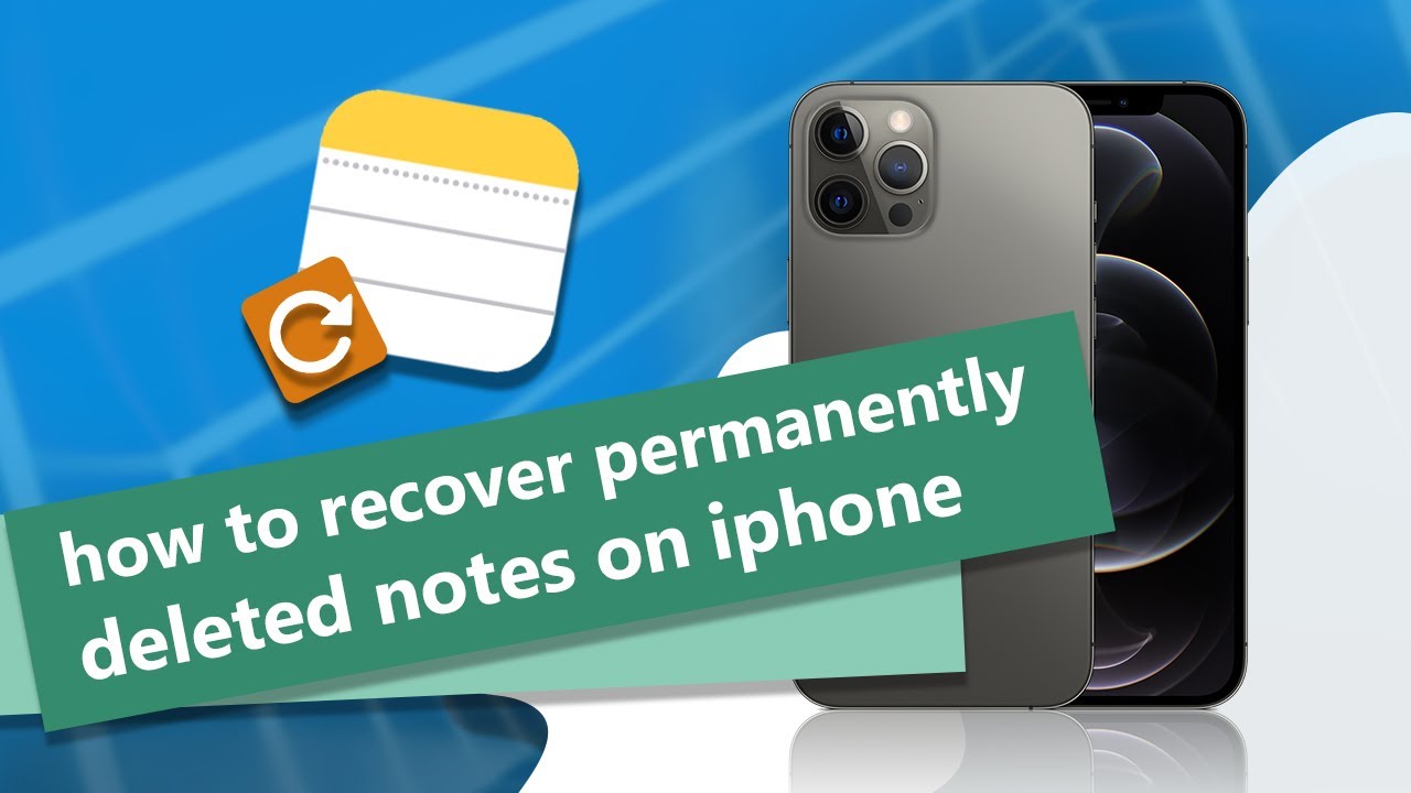 How to Recover Permanently Deleted Notes on iPhone without Backup