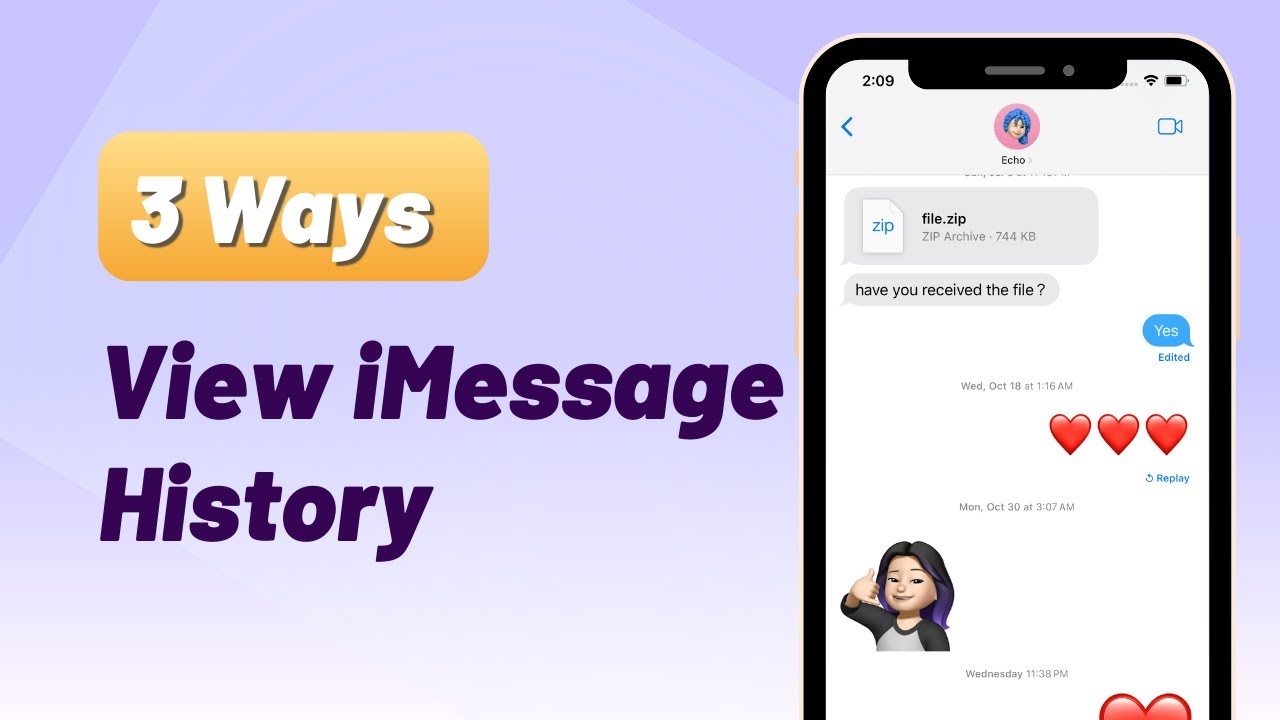 3 ways to view iMessage history