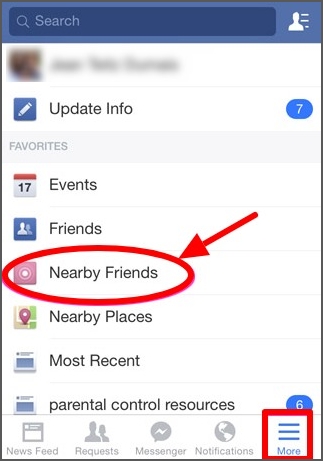 use Find Nearby Friends