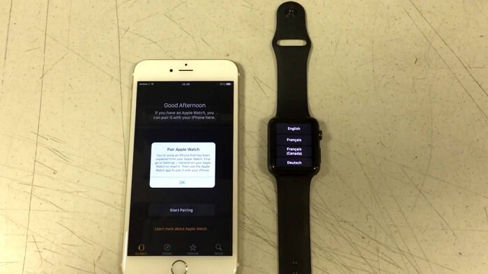 pair apple watch with iphone