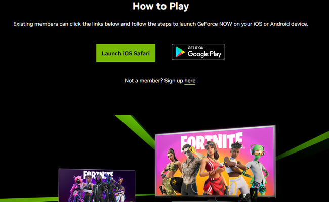 play fortnite on geforce now