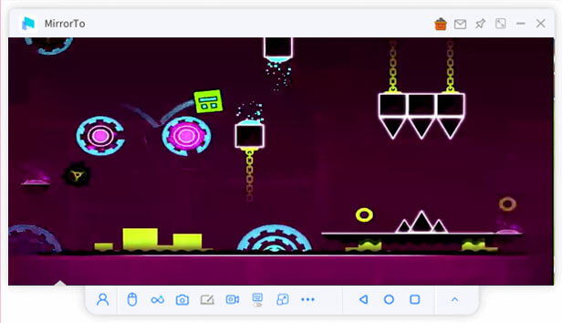 play geometry dash on mirrorto