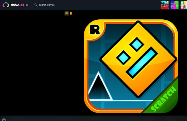 play geometry dash on now.gg