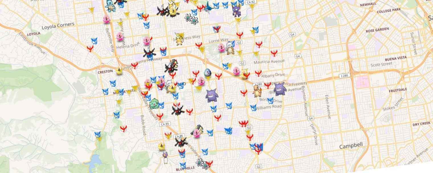 pokehunter pokemon go nest map