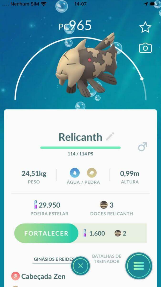 pokemon go relicanth trading